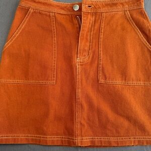 Forever 21 Burnt Orange Mini Skirt